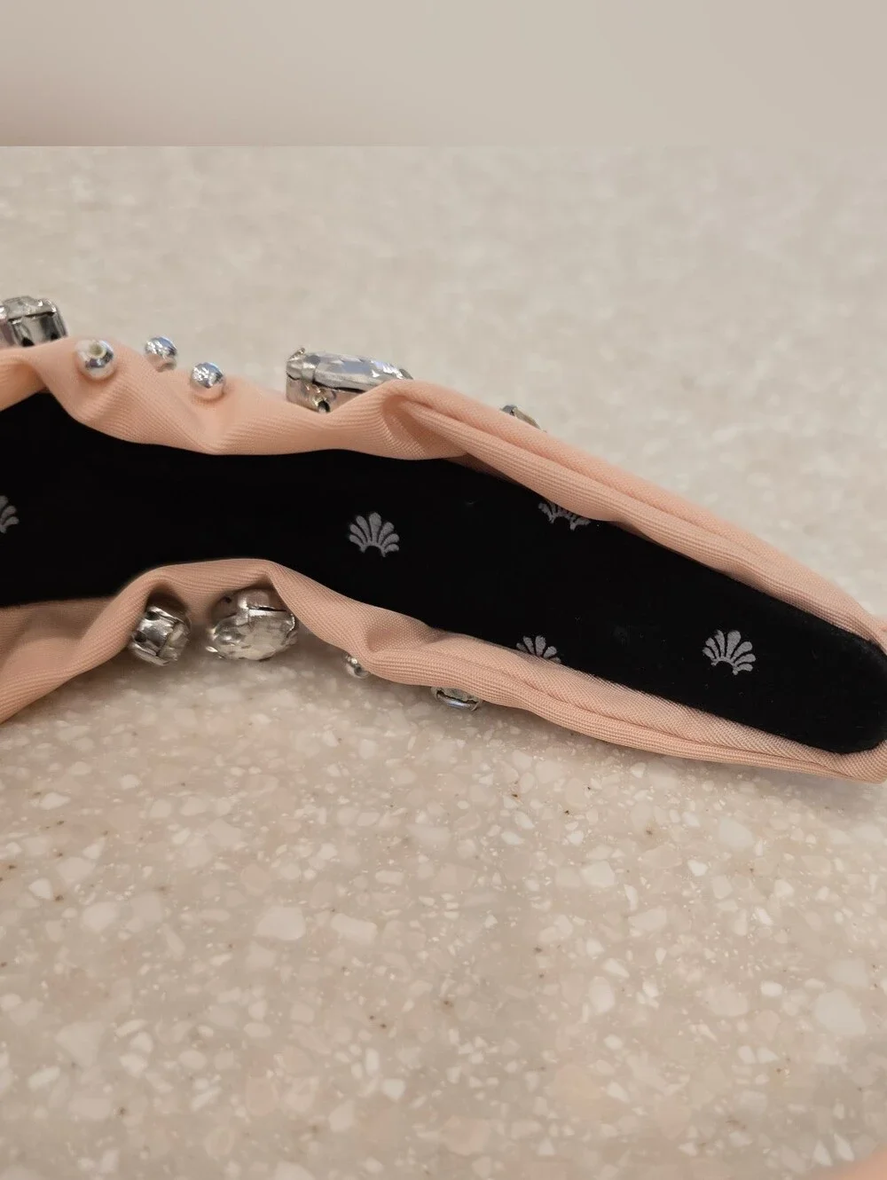 LELE SADOUGHI X Stoney Clover Lane Sparkling Cider Crystal & Pearl Headband SCL